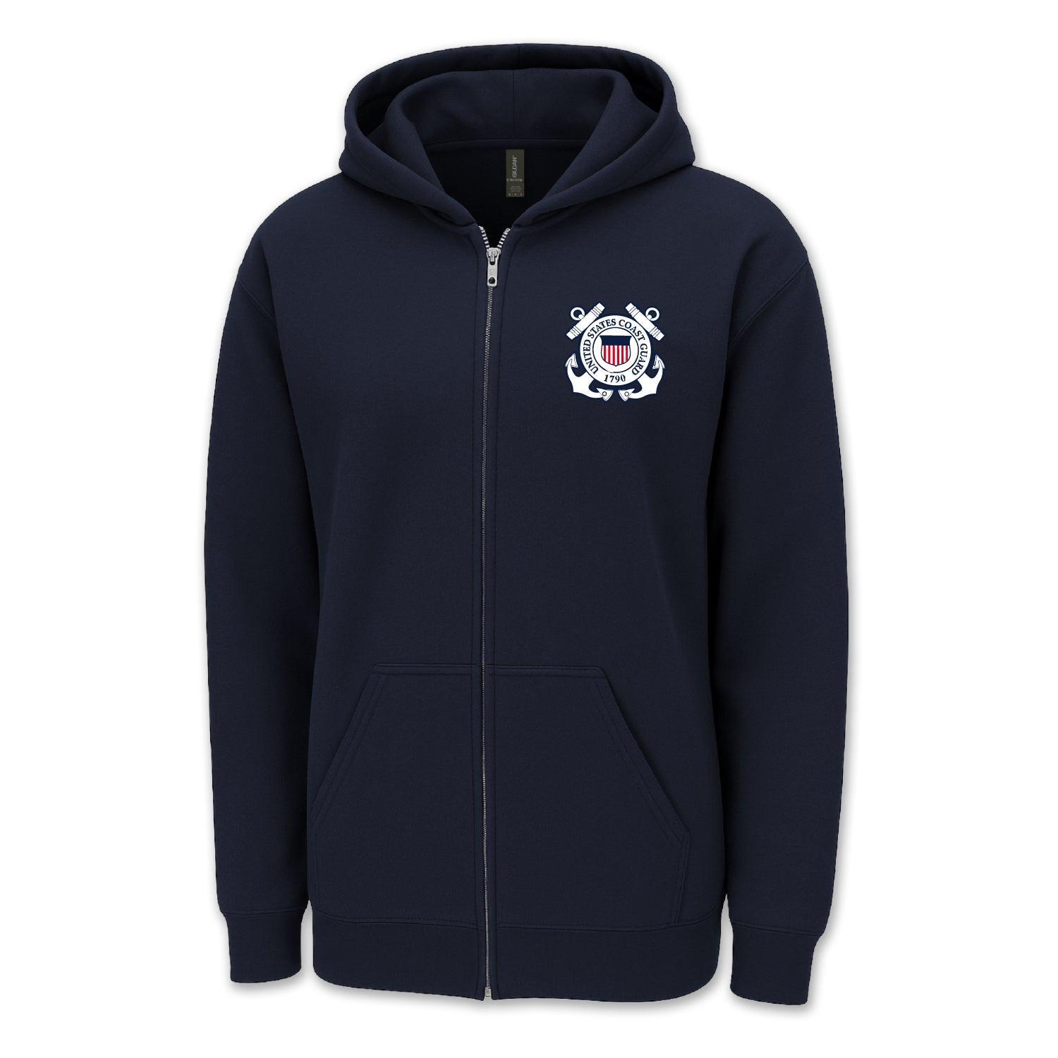 Pick Your Design Coast Guard Full Zip Hooded Sweatshirt