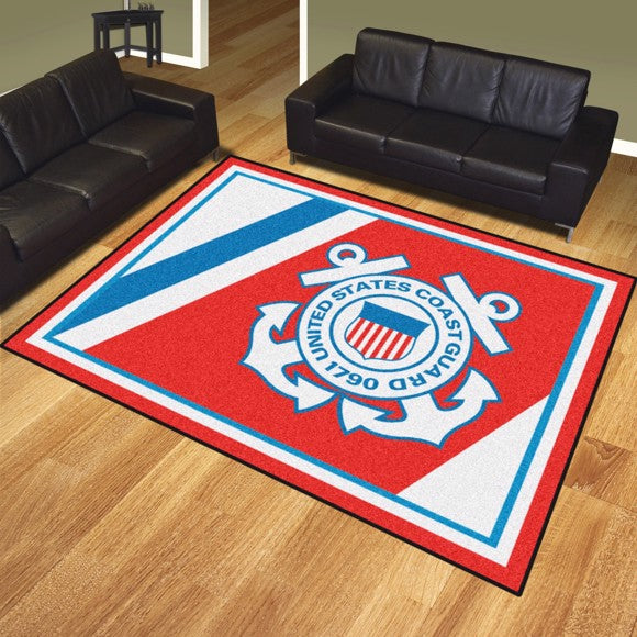 U.S. Coast Guard 8' x 10' Plush Rug*