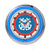 Coast Guard 19" Double Neon Wall Clock*