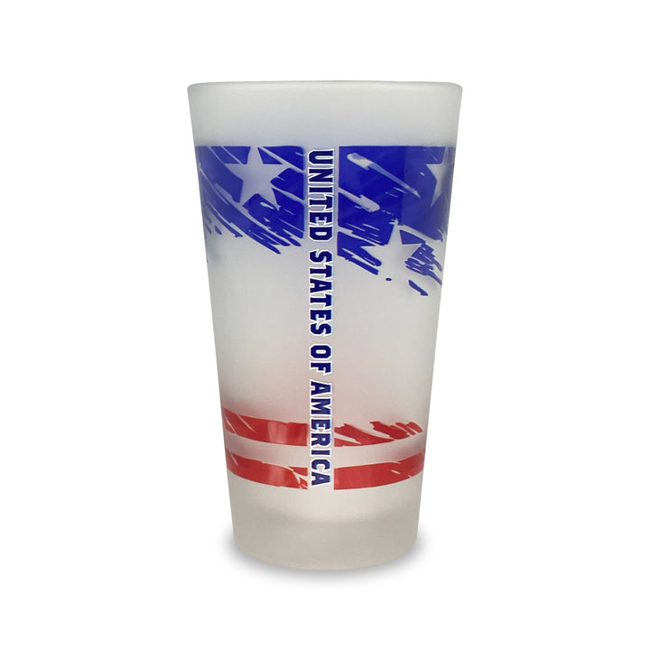 USA 250 Years of Freedom Frosted Pint Glass