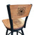 Coast Guard Seal Swivel Stool with Laser Engraved Back*