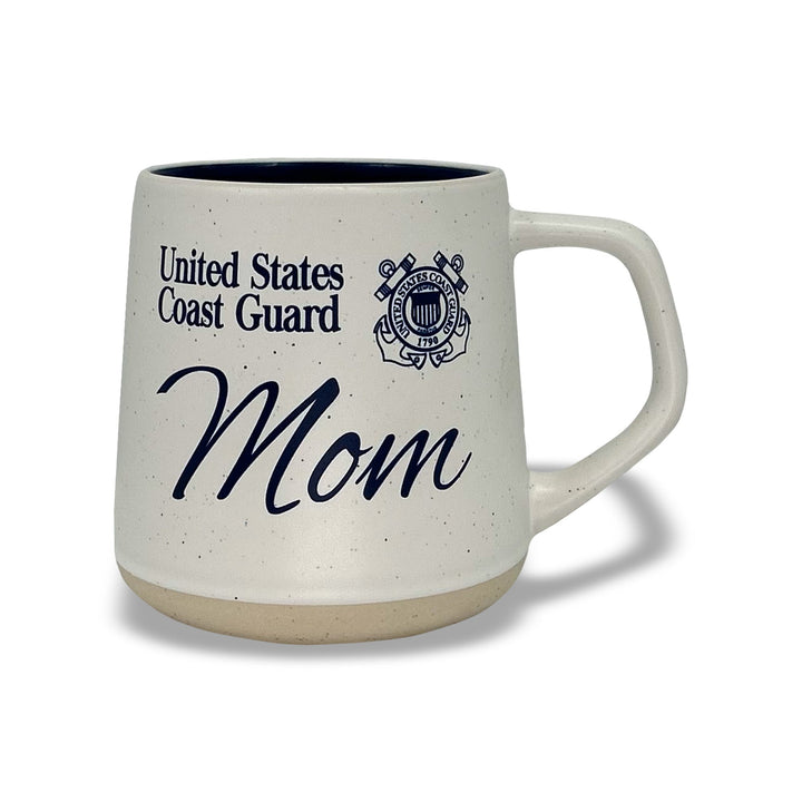 Coast Guard Mom 20oz Speckled Ceramic Mug