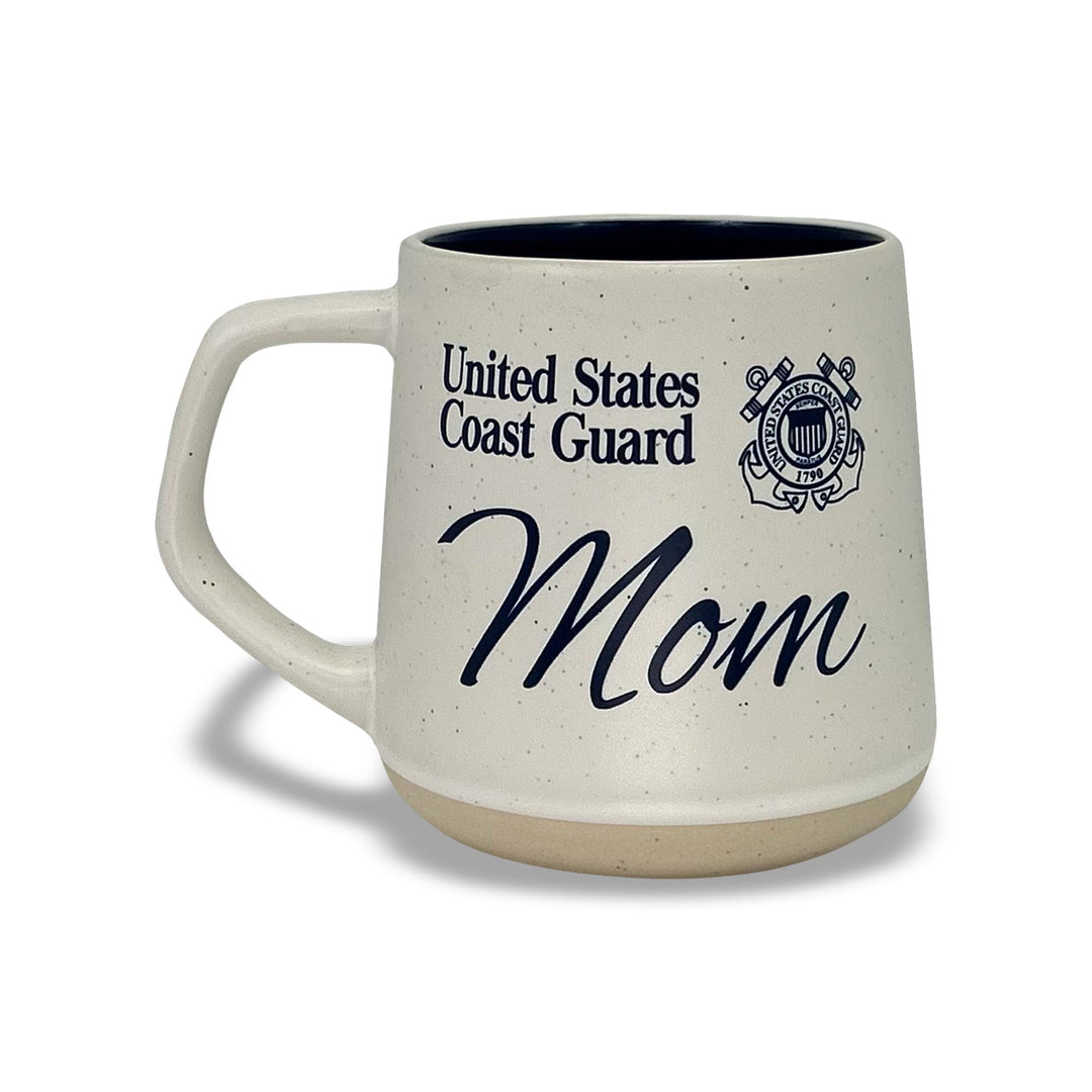 Coast Guard Mom 20oz Speckled Ceramic Mug