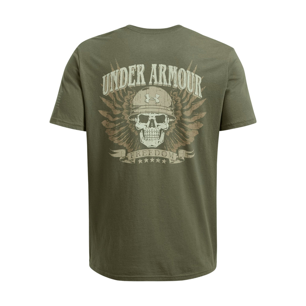 Under Armour Freedom Skull T-Shirt (OD Green)