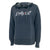 Pick Your Design Coast Guard Ladies Hooded Sweatshirt (Washed Navy)