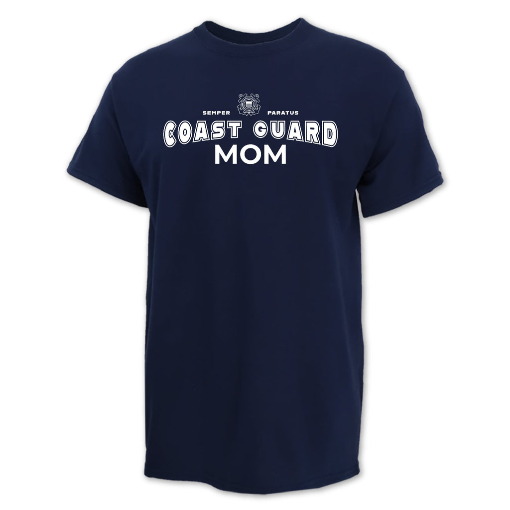 Coast Guard Mom T-Shirt (Navy)