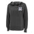 Pick Your Design Coast Guard Ladies Hooded Sweatshirt (Washed Black)