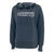 Pick Your Design Coast Guard Ladies Hooded Sweatshirt (Washed Navy)