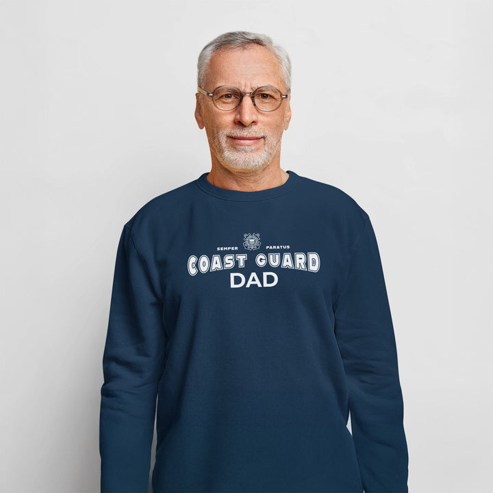 Coast Guard Dad Crewneck (Navy)