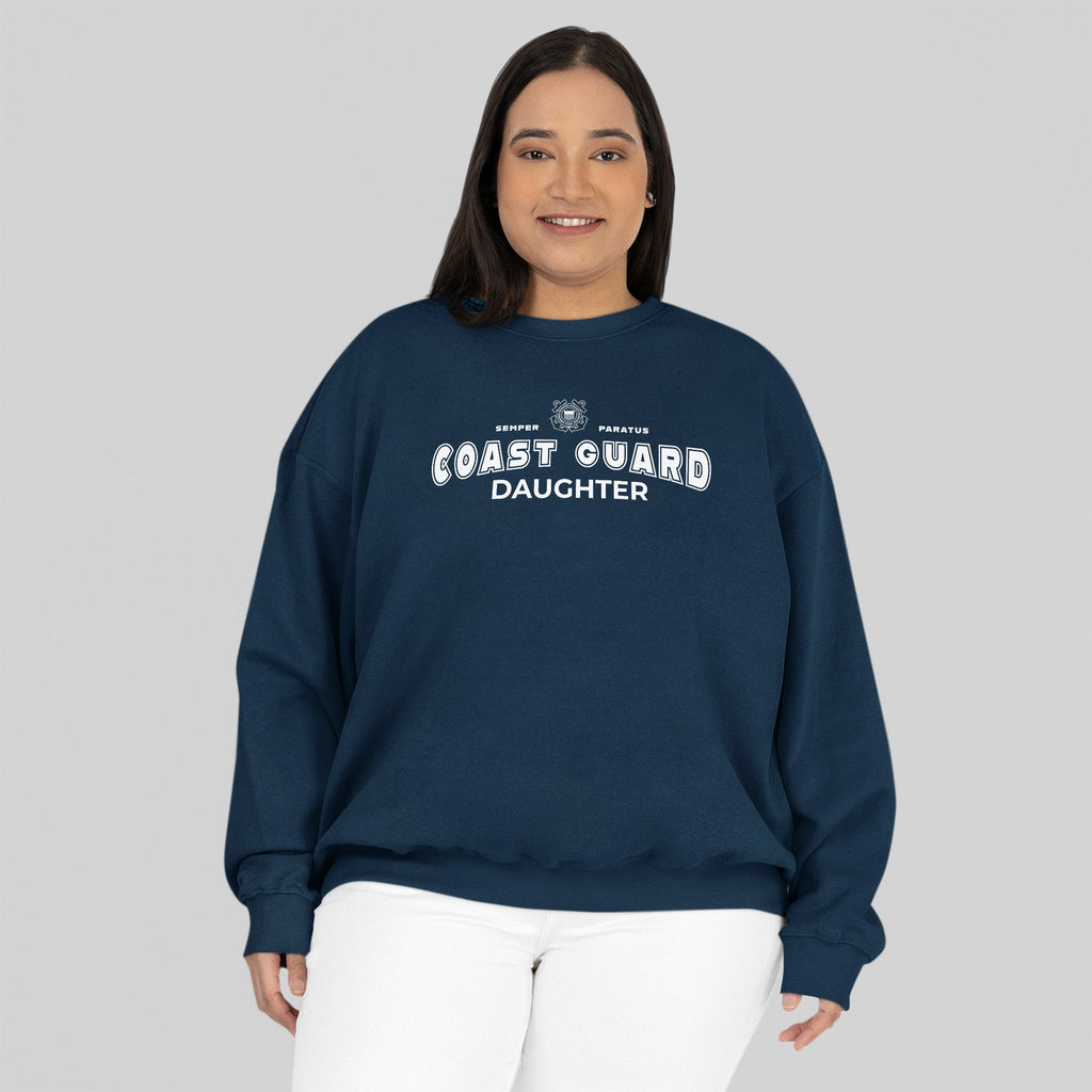 Coast Guard Daughter Crewneck (Navy)