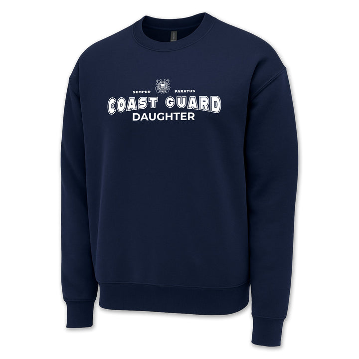 Coast Guard Daughter Crewneck (Navy)