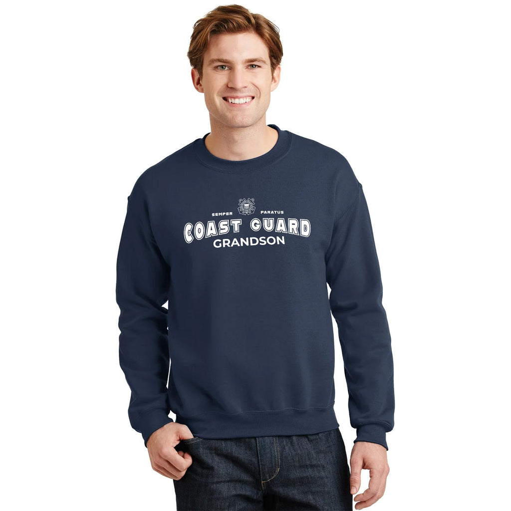 Coast Guard Grandson Crewneck (Navy)