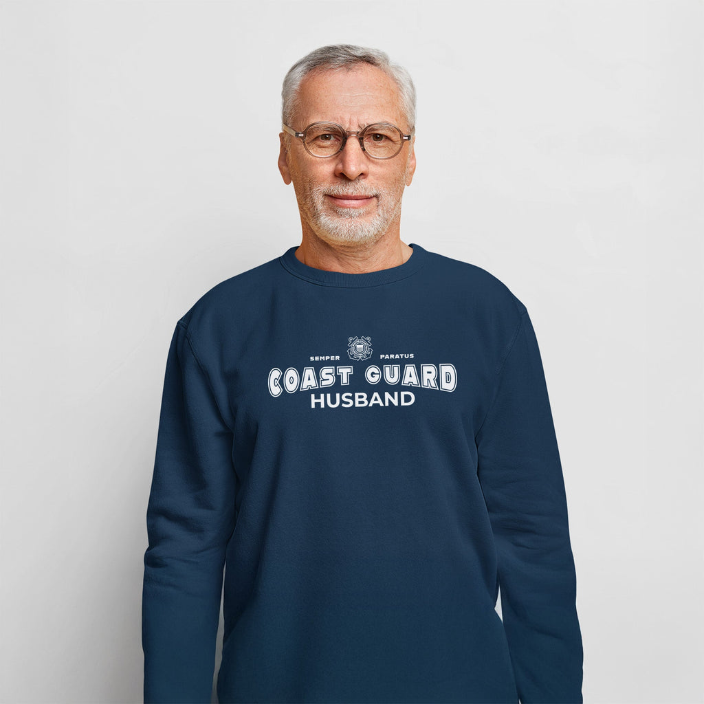 Coast Guard Husband Crewneck (Navy)