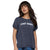 Coast Guard Ladies Distressed Arch T-Shirt (Navy)