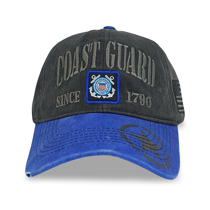 Coast Guard Retro Dark Hat (Black)
