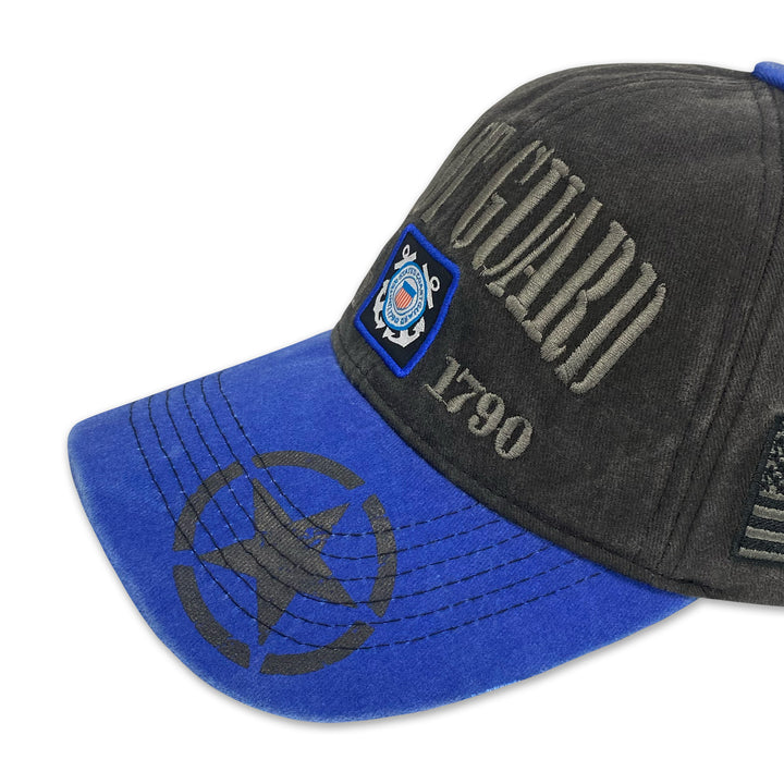 Coast Guard Retro Dark Hat (Black)