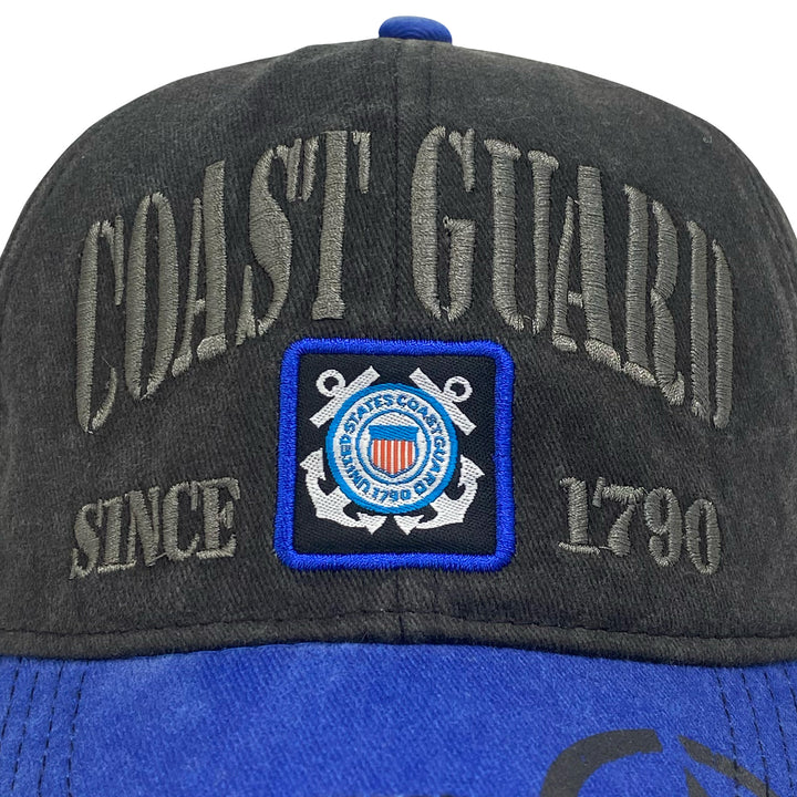 Coast Guard Retro Dark Hat (Black)