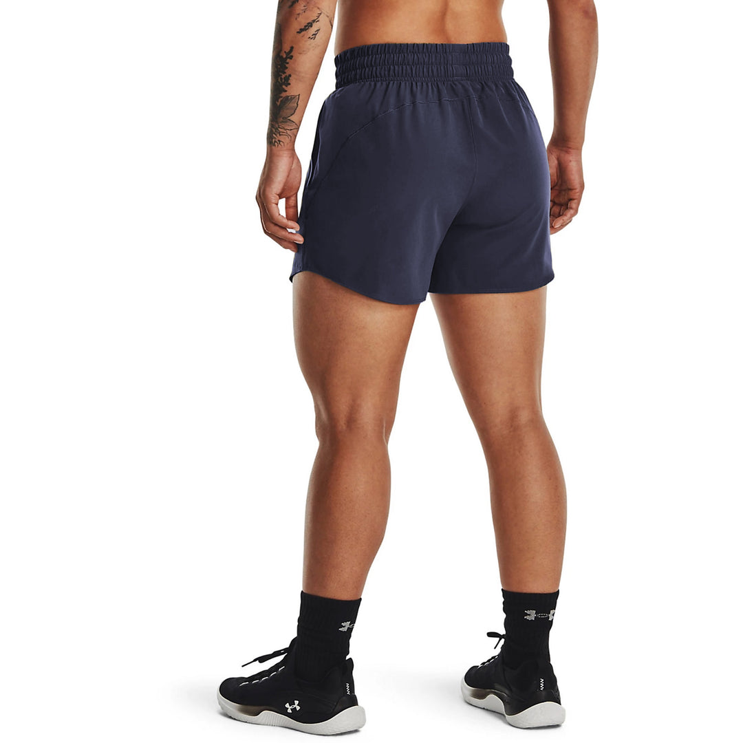Coast Guard Seal Ladies Under Armour Flex Woven Short (Navy)