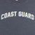 Coast Guard Ladies Distressed Arch T-Shirt (Navy)