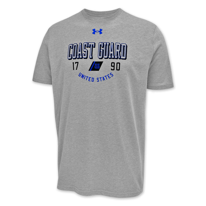 Coast Guard Under Armour 1790 Performance Cotton T-Shirt (Grey)