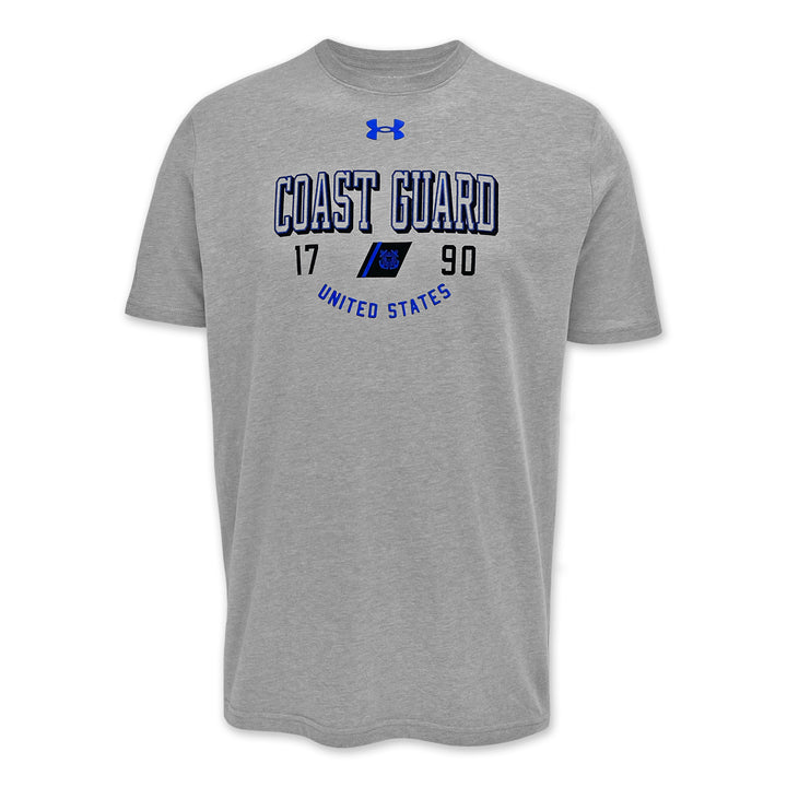 Coast Guard Under Armour 1790 Performance Cotton T-Shirt (Grey)