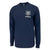 Coast Guard Veteran Flag Long Sleeve T-Shirt (Navy)