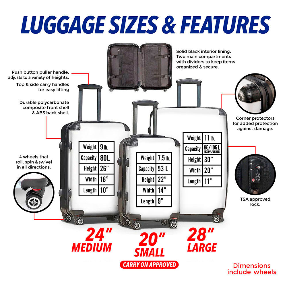 Coast Guard Seal Luggage