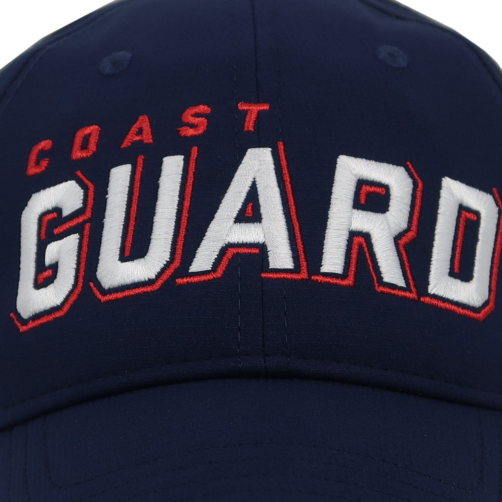 Coast Guard Under Armour Baseline Woven Adjustable Hat (Navy)