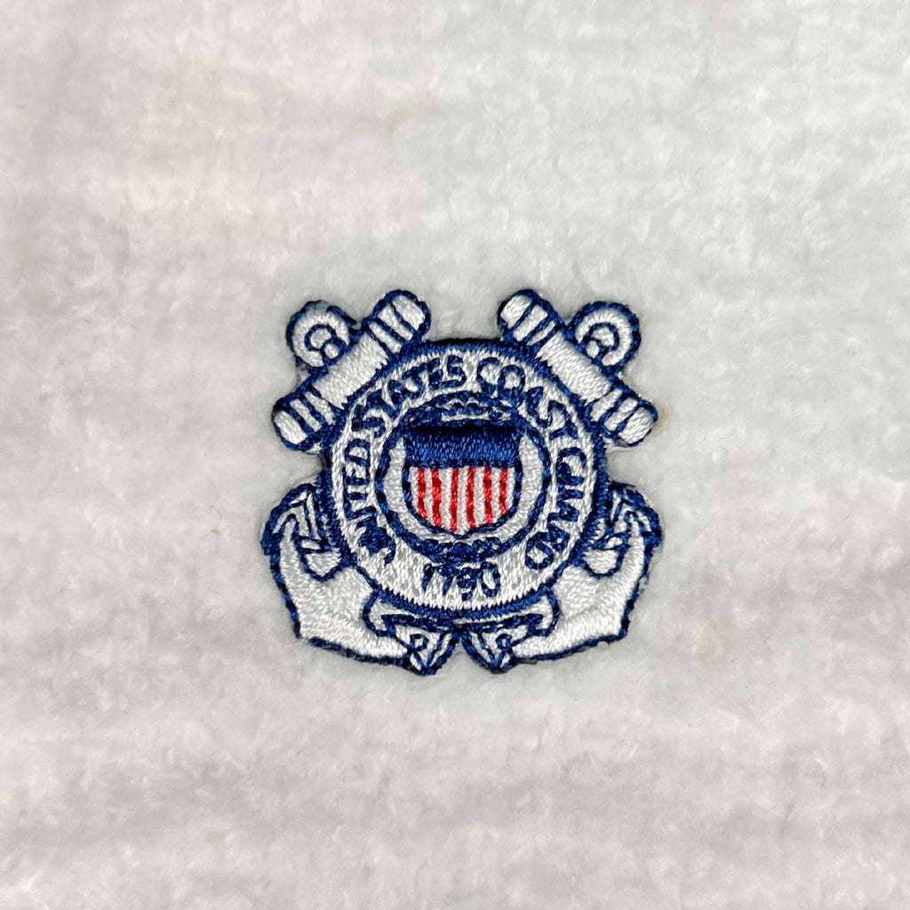 Coast Guard Seal Ladies Cozy Socks (White)