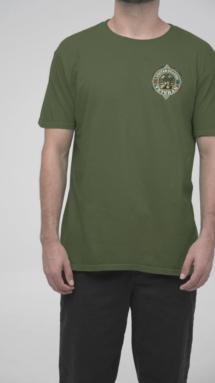 Coast Guard Distressed Shamrock T-Shirt (Kelly Green)