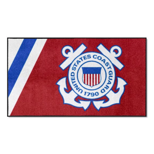 U.S. Coast Guard 3X5 Plush Rug