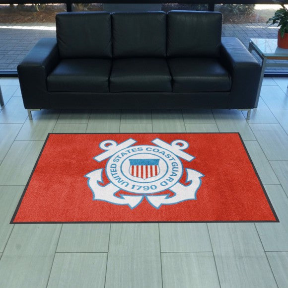 U.S. Coast Guard 4X6 Logo Mat - Landscape