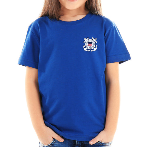 Coast Guard Youth Seal Left Chest Logo T