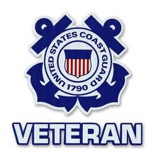 Load image into Gallery viewer, Coast Guard Veteran Decal