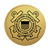 U.S. Coast Guard Gold Engraved Medallion Frame (Horizontal)