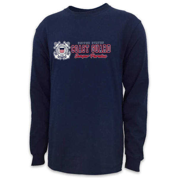 United States Coast Guard Semper Paratus Long Sleeve T-Shirt